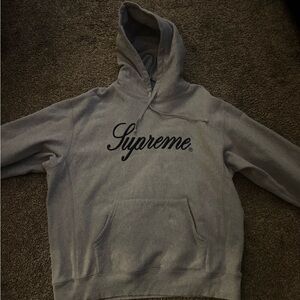 Supreme Gray Hoodie